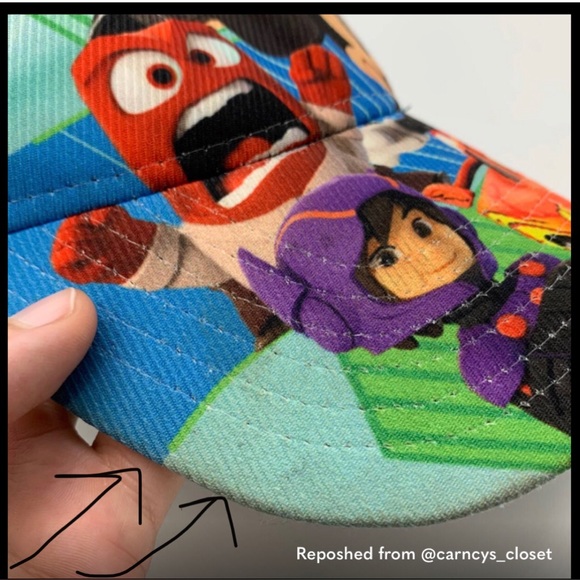 Disney Infinity Youth Multi-Character Adjustable Snapback Baseball Cap OSFM - Picture 6 of 12